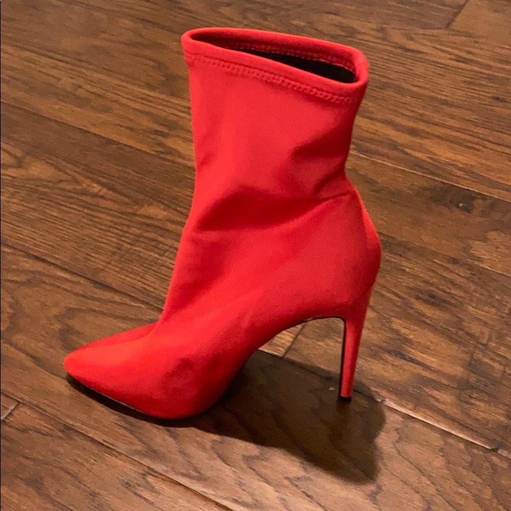 Steve Madden Red Booties